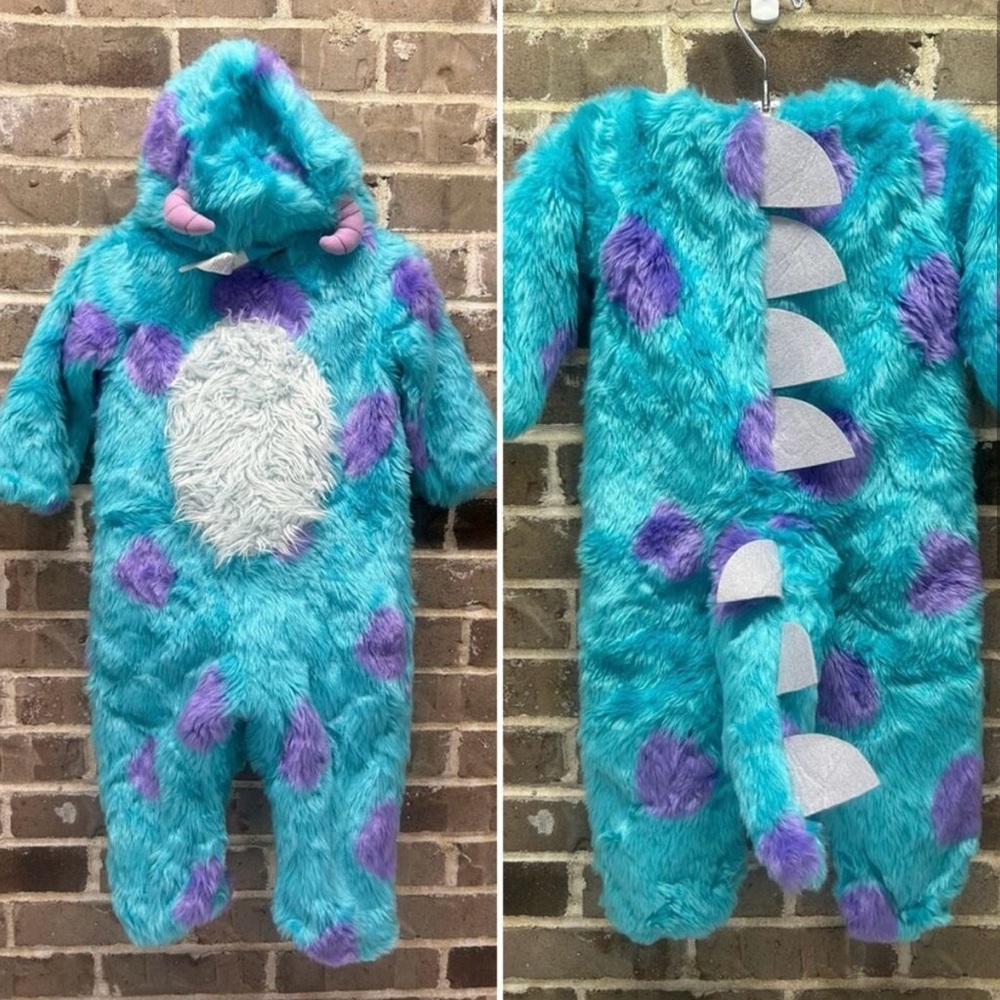 Pottery Barn Kids Disney Pixar Monsters Inc. Sulley Costume Toddler Size 2T NEW